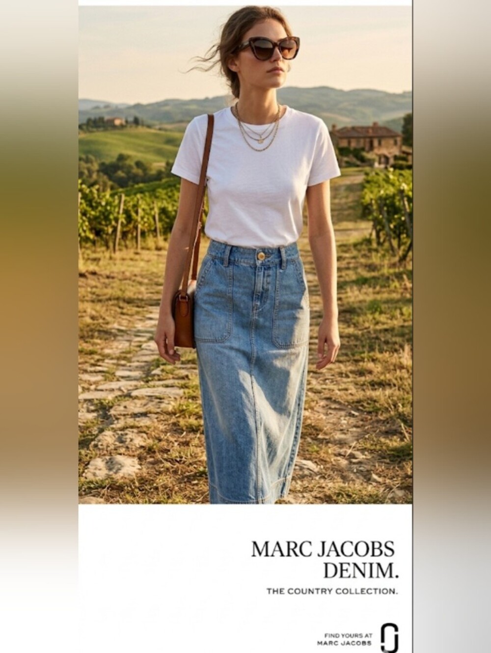 Marc Jacobs Light Wash Blue Denim Maxi Skirt!!!! 1990s Y2K!